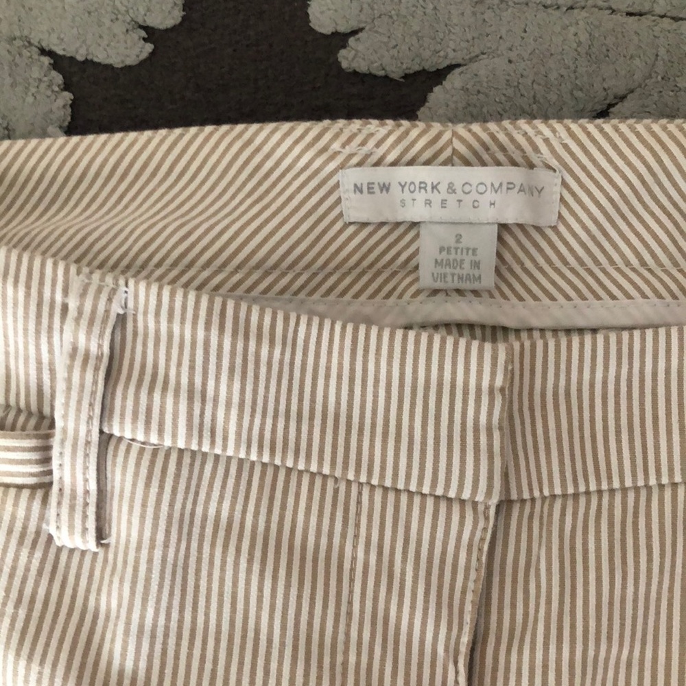 New York & Company pin strip work pants